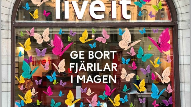 Swedekor Fönsterfoliering åt Live it Experiences
