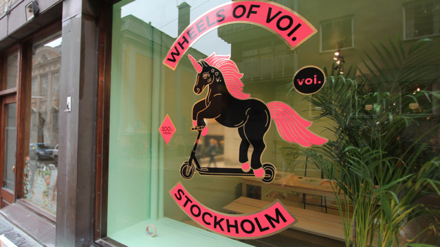 Dekorfolie på Voi kontor i Stockholm