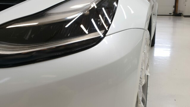 Närbild av skyddsfilm