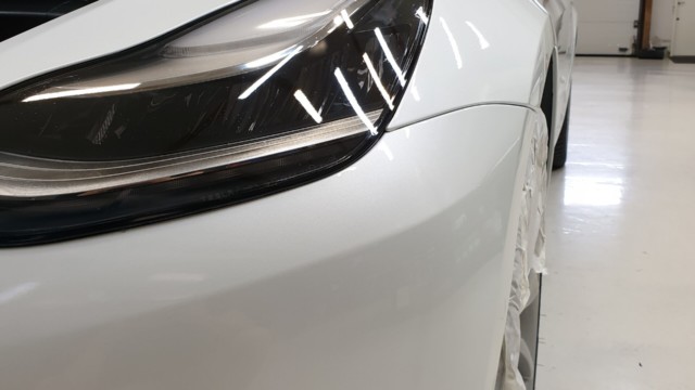 Närbild av skyddsfilm